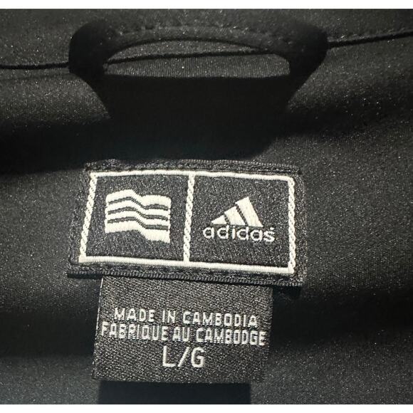 Adidas Purple Full Zip Jacket Uni Sex Size Large Pre Owned - Picture 4 of 6